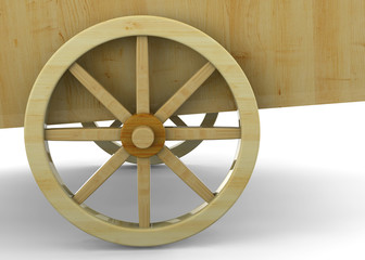 Old Carriage - 3D