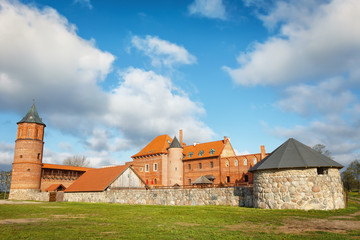 The Polish town Tykocin. Castle in spring.