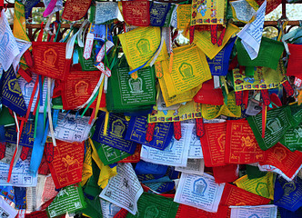 Buddhism prayer flags lungta