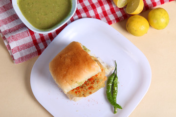 Indian Street Food Vada Pav