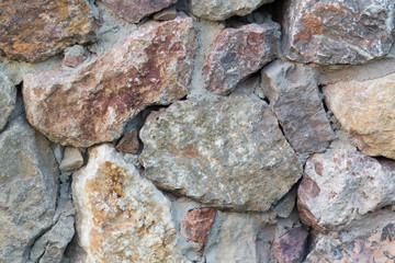 Stone surface background. texture of the stone wall  for background