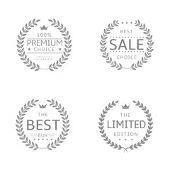 Obraz premium Laurel wreath icons