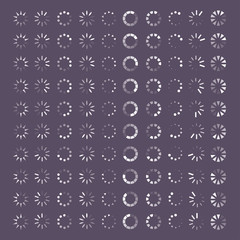 Loader progress icons