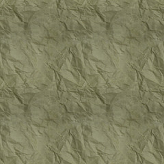 Crumpled paper texture seamless pattern