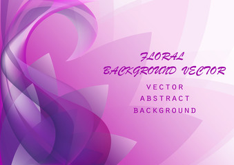 Abstract colorful elegant waves floral pattern print, copy space background, can be used for wallpaper, template, banner, poster, brochure, leaflet, flyer, backdrop, book cover, vector illustration