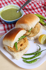 Indian Street Food Vada Pav