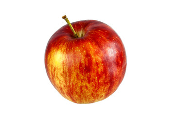 Red apple, isolated.