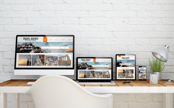 multidevice desktop travel agency