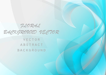 Abstract colorful elegant waves floral pattern print, copy space background, can be used for wallpaper, template, banner, poster, brochure, leaflet, flyer, backdrop, book cover, vector illustration