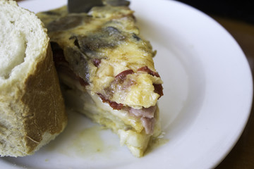 Tortilla potato cheese