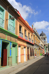 Arquitectura del casco urbano. Titiribí, Antioquia, Colombia.