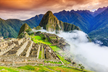 Machu Picchu, Peru. UNESCO-Weltkulturerbe. Eines der neuen sieben Weltwunder