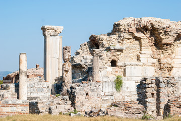 Fototapeta na wymiar Ephesus ruins