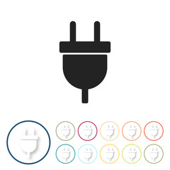 Bunte 3D Buttons - Stecker