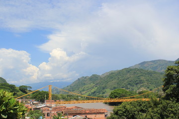 Panor&aacute;mica del casco urbano. La Pintada, Antioquia, Colombia.