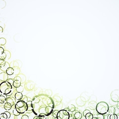 White wallpaper with circular pattern