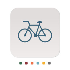 Papier Icon - Fahrrad