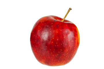 Red apple, isolated.