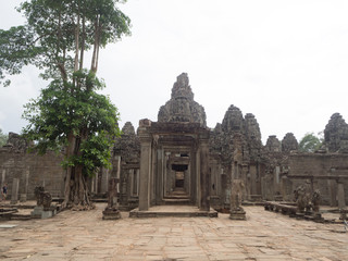 Bayon temple in Angkor Thom, Siemreap, Cambodia