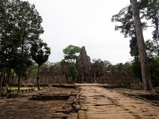 Bayon temple in Angkor Thom, Siemreap, Cambodia