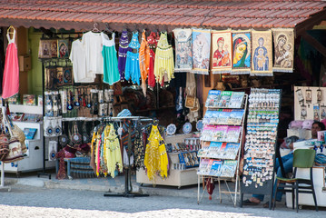 Obraz premium View of a souvenir shop