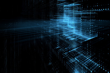 Digital technology abstract background