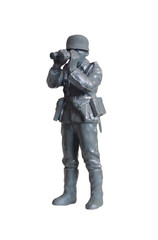 Isolated white /  Toy Soldier