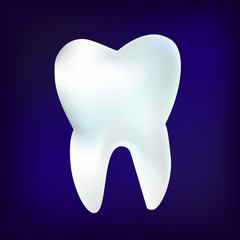 Dental care Tooth Icon vector Concept.