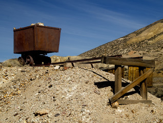 End of the Line Tonopah Gold Mine Nevada