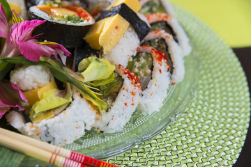 Japanese sushi 