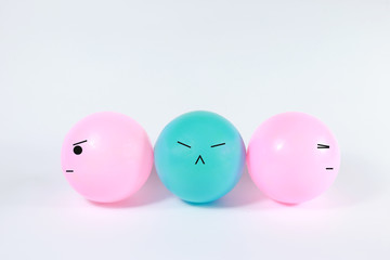 Angry emotion ball