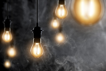 lamp and free space for your decoration 