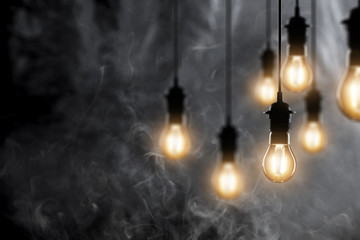 lamp and free space for your decoration 