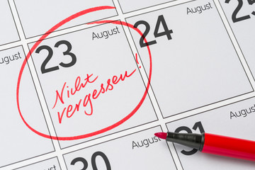 Kalender - 23. August