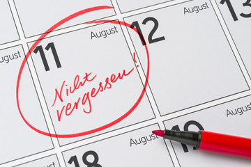 Kalender - 11. August