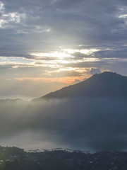 Mount Batur in Indonesia