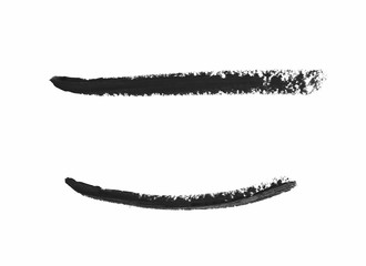 Single line marker stroke isolated