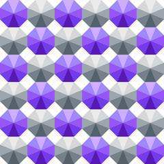 Fototapeta premium Abstract repeat vector illustration made of 3d circles