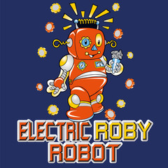 Electric roby robot
