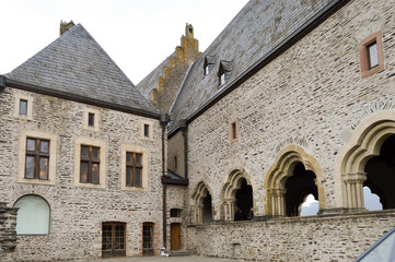 Fototapeta premium Inner courtyard of the castle of Vianden