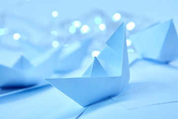 paper boats