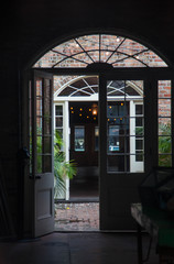 Arched Courtyard Doorway