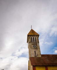 Fototapeta premium clock tower Ushuaia
