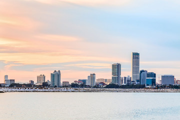 View of metropolitan George Town city, Penang