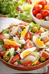 Ensalada campera traditional spanish countryside salad