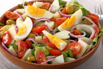 Ensalada campera traditional spanish countryside salad