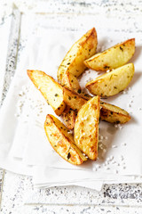 Homemade French Fries with Sea Salt
