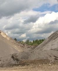 Abraumhalde am Steinbruch