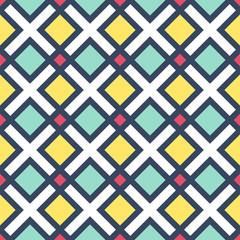 colorful geometric seamless pattern