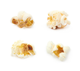 Popcorn flake isolated